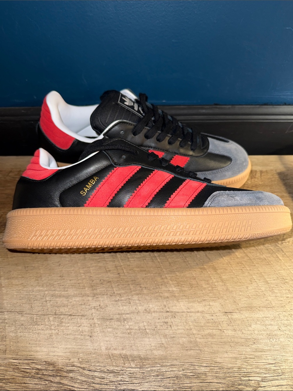Size 8.5 adidas Samba XLG Sneaker. New without Tags